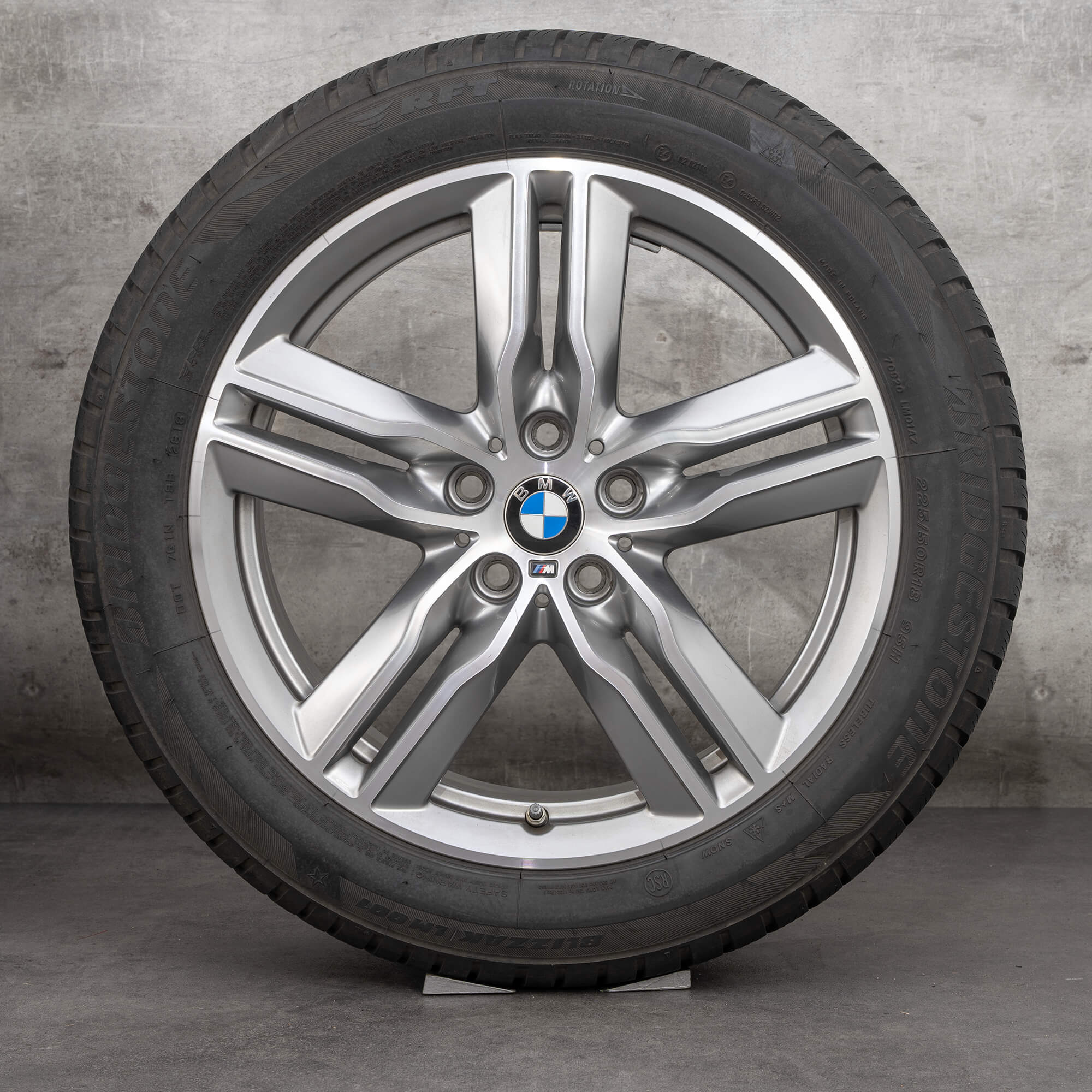 Cerchi BMW 18 pollici X1 F48 X2 F39 pneumatici invernali ruote complete