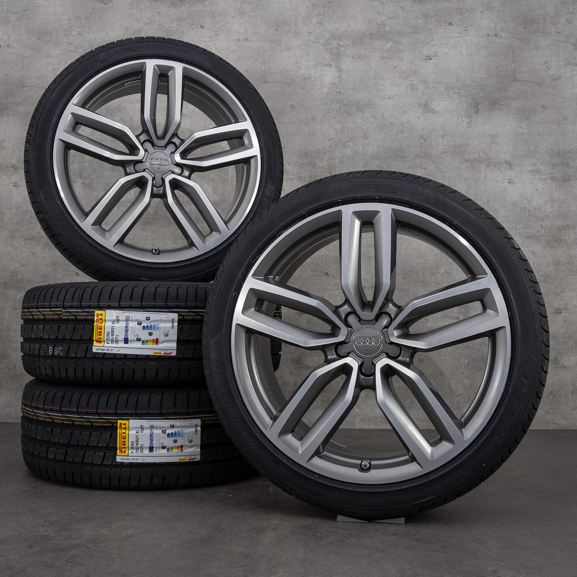 Audi 21 inch Q5 SQ5 RS 8R rims summer wheels summer tires alloy rims