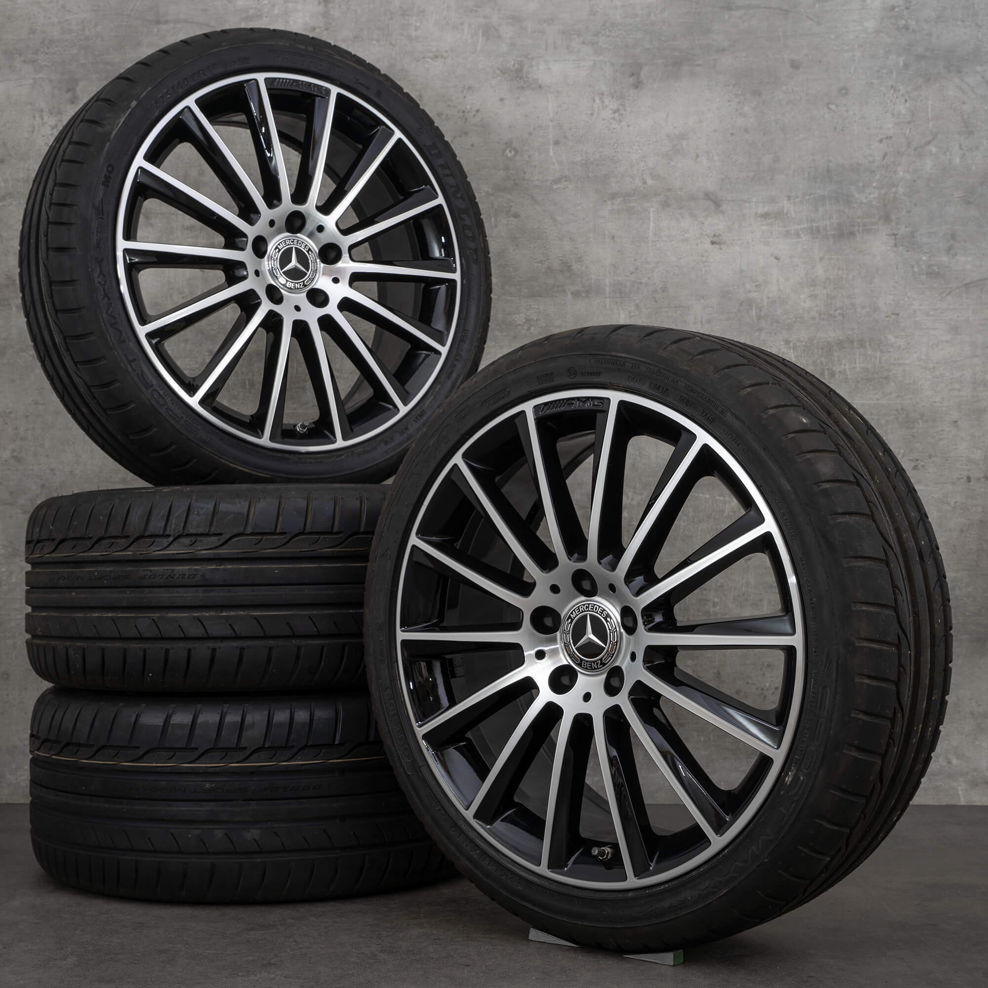 AMG 19 inch Mercedes velgen CKlasse W205 zomervelgen A2054011300 A2054011400
