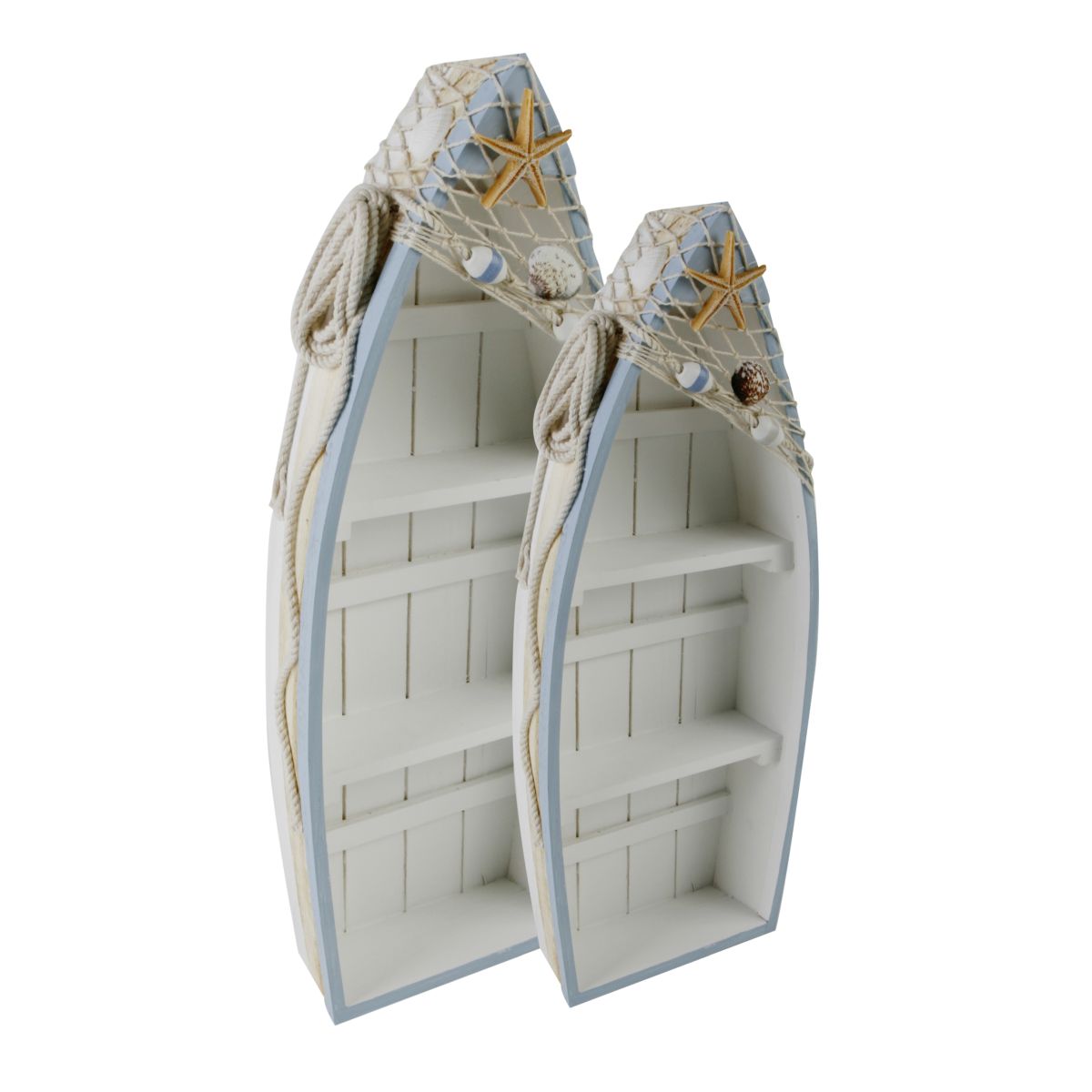 Deko Fischerboot 2 Größen z. Wahl Boot Schiff Meer Regal Maritim