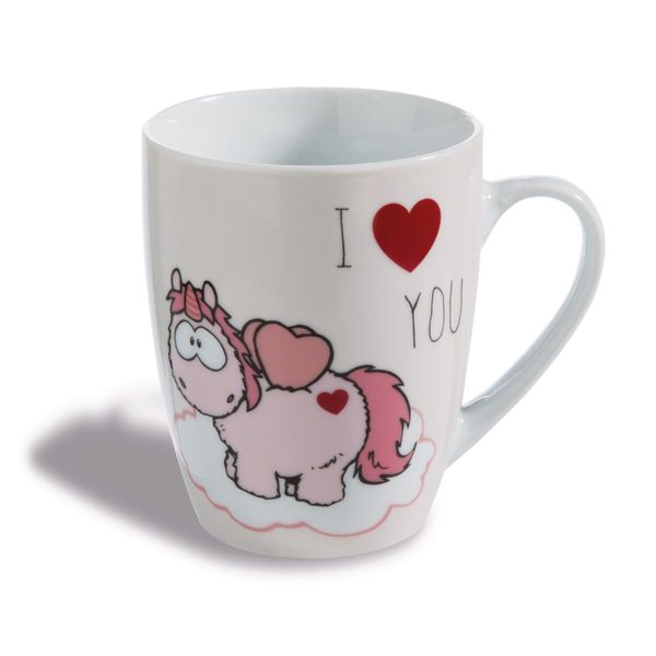 Nici Tasse Einhorn Theodor Ich vernasch Dich 300 ml B Ware Kaffeetasse Becher