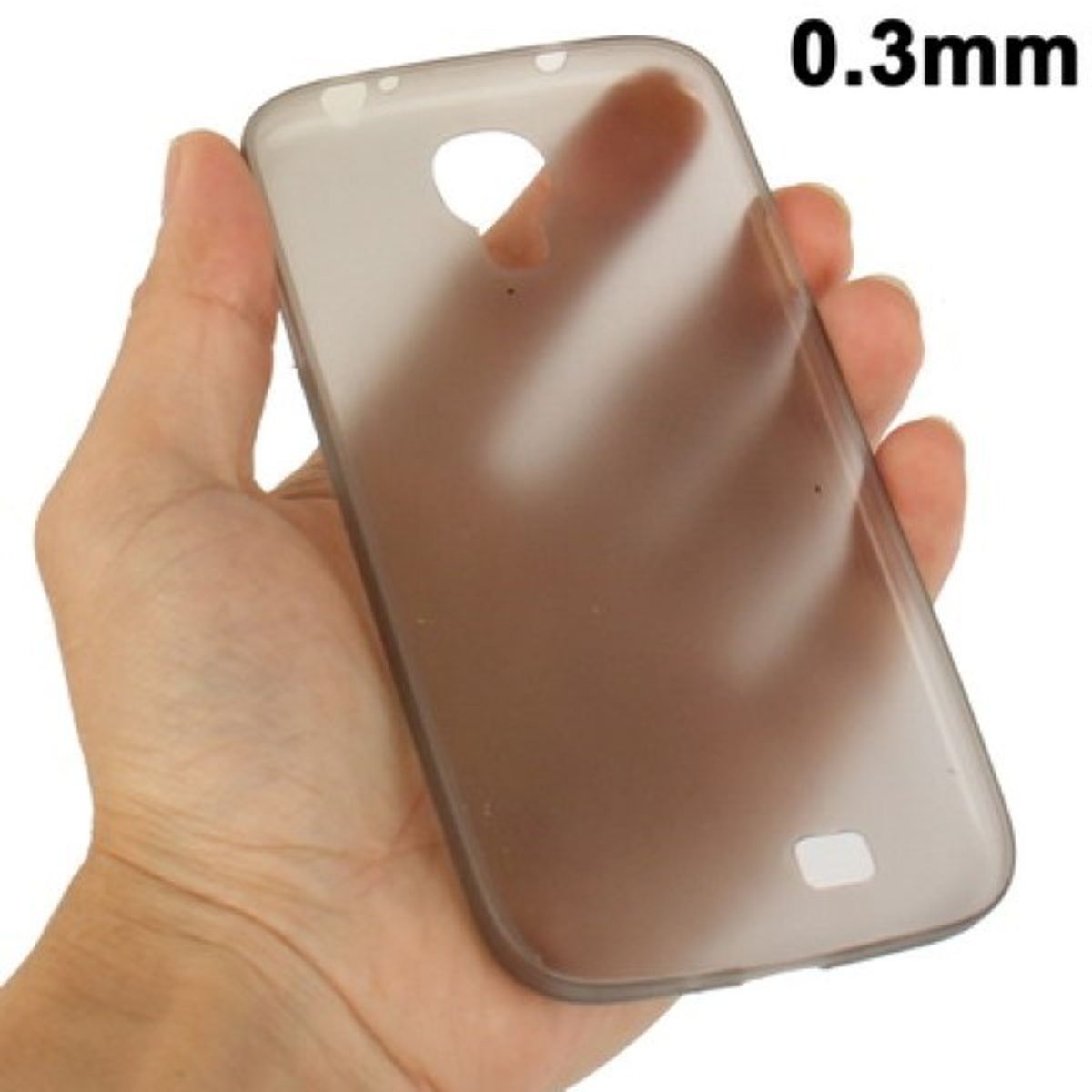 König Étui de protection design en TPU ultra-mince 0,3mm pour Samsung Galaxy S 4 i9500 (gris)