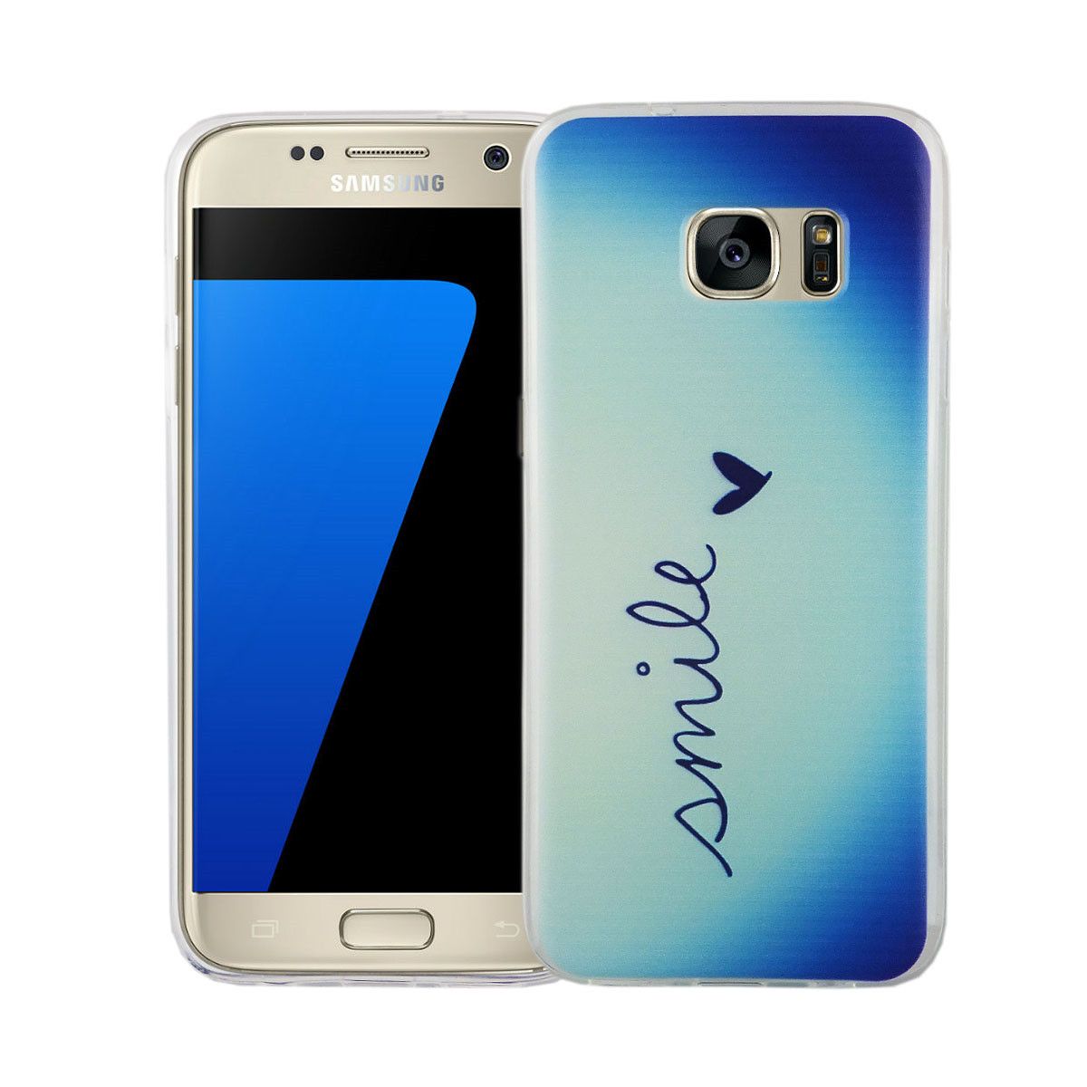 Handy H lle F r Samsung Galaxy S7 Cover Case Schutz Tasche Motiv Slim