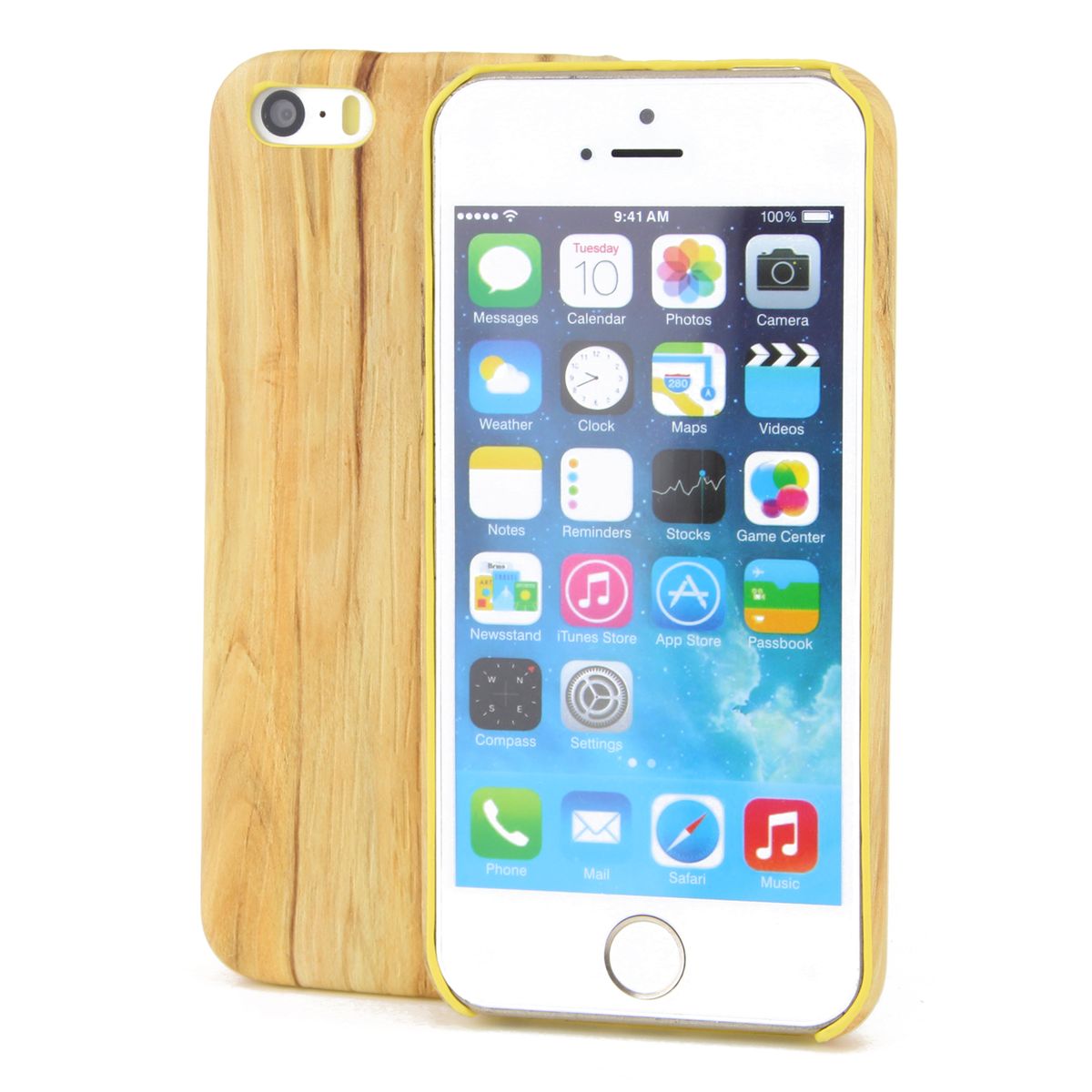 König Design Apple iPhone 7 Plus TPU mobile phone case wood look protective case vintage cover