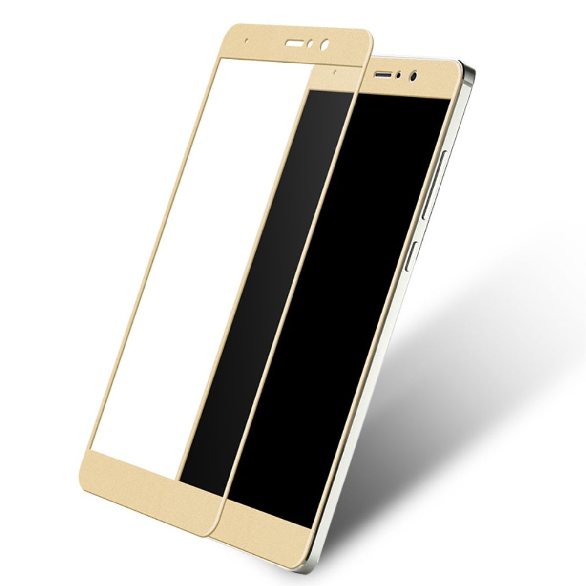 König Design Xiaomi Mi 5s Schutz-Folie Panzerfolie 3D 9H Panzerfolie - 1 Stück - Gold