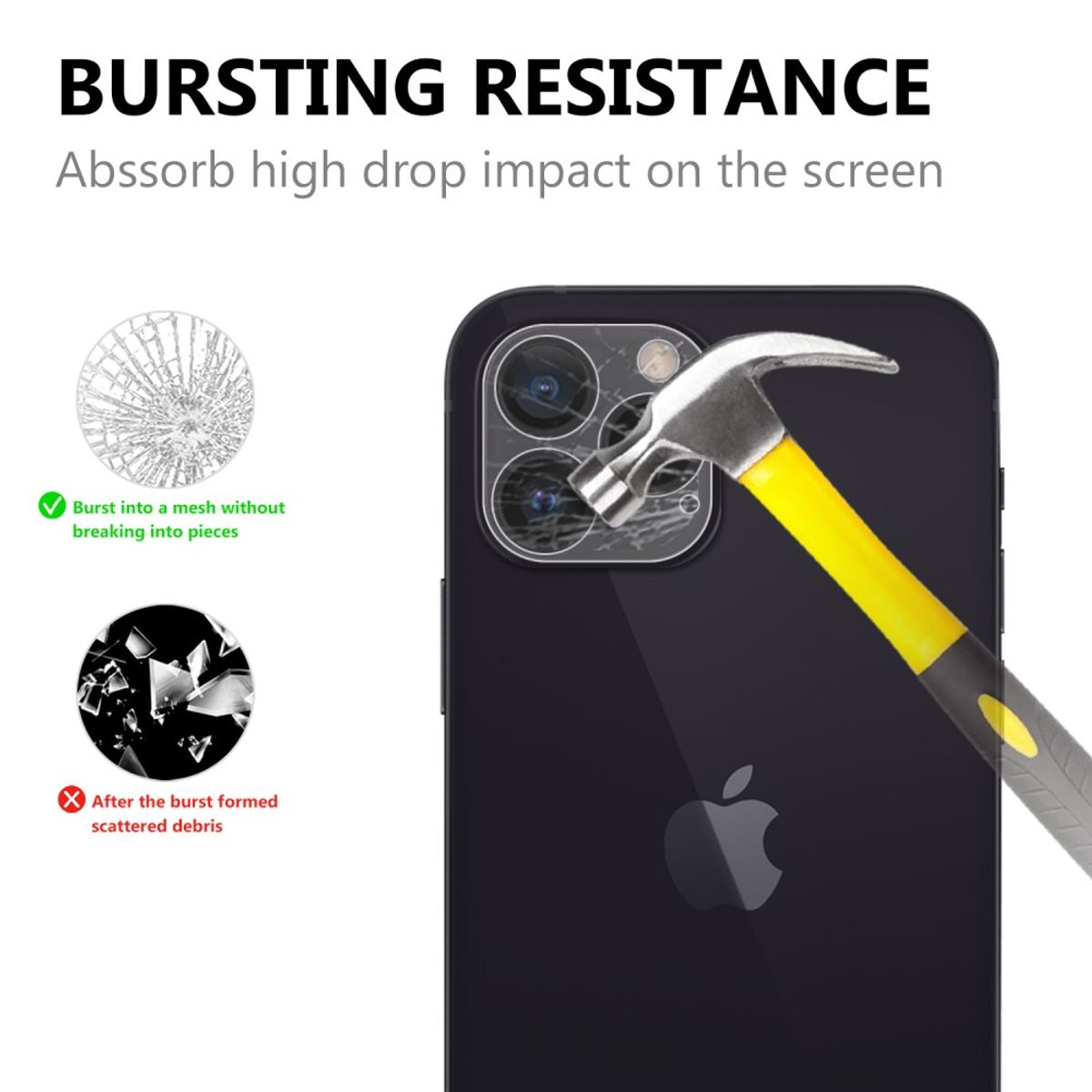 Iphone 13 Pro Max Kamera Glas Tauschen Kamera Objektiv HD+ 9H Glas Ultra Kameralinse Panzer Schutz Glas für