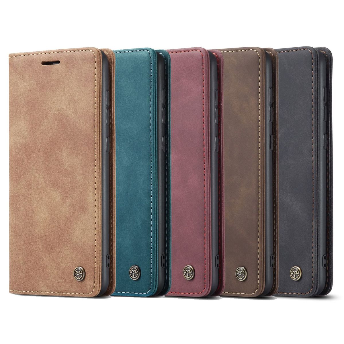 König Design Handyhülle kompatibel mit Google Pixel 6 Schutztasche Wallet Cover 360 Case Etuis
