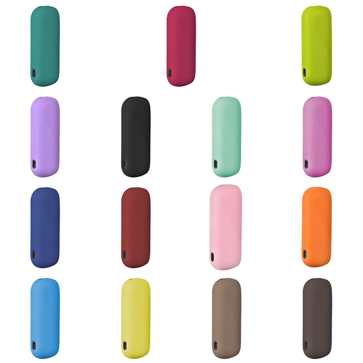 11 Farben Design Hochwertige Silikonhülle für Iqos 3.0 Duo Volle  Schutzhülle für Iqos 3 Zubehör