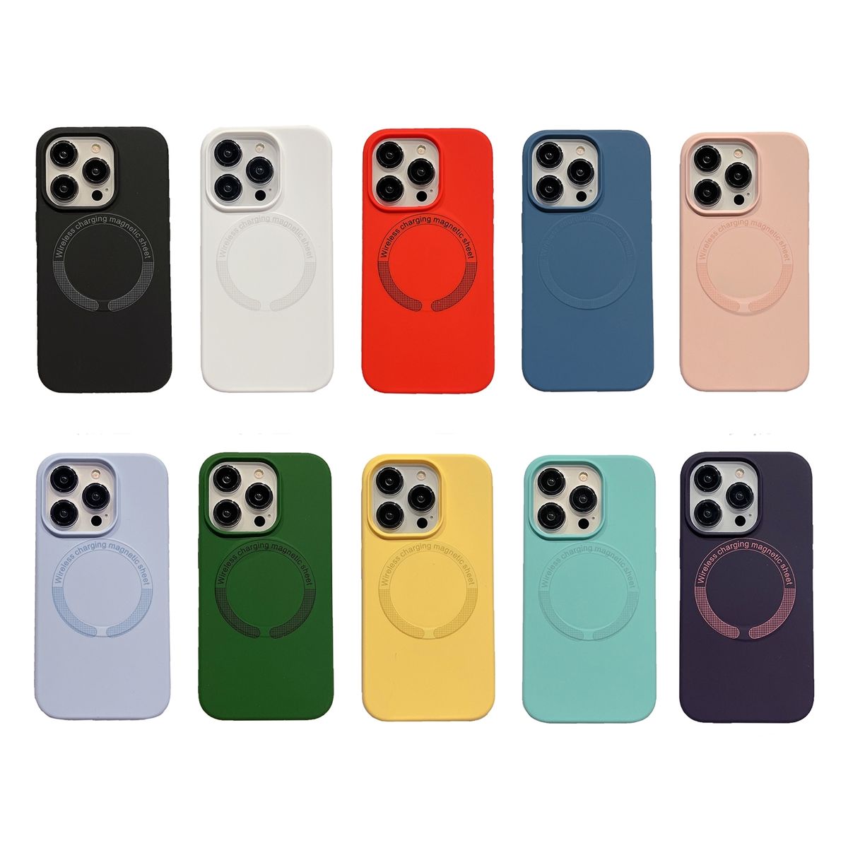 Schutz Handy Hülle für Apple iPhone 15 Pro Case Cover MagSafe Bumper Etuis Schale