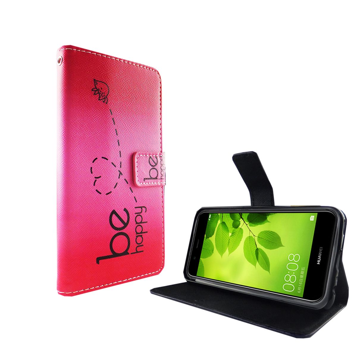 Cover Personalizzata Per Huawei Nova 2 Plus Con Foto E Testo - Bordo TPU E Retro In Vetro Temperato