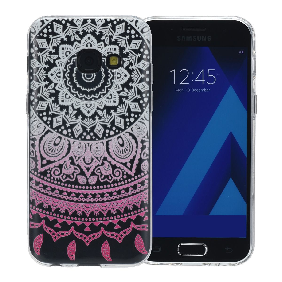 König Design Handyhülle kompatibel mit Samsung Galaxy A5 (2016) Schutzcase Backcover Bumper Etuis Weiß