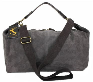 Schultertasche Damen Wildleder groß - XXL Shopper Ledertasche Frauen