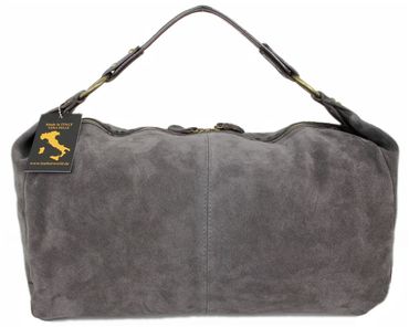 Schultertasche Damen Wildleder groß - XXL Shopper Ledertasche Frauen_2