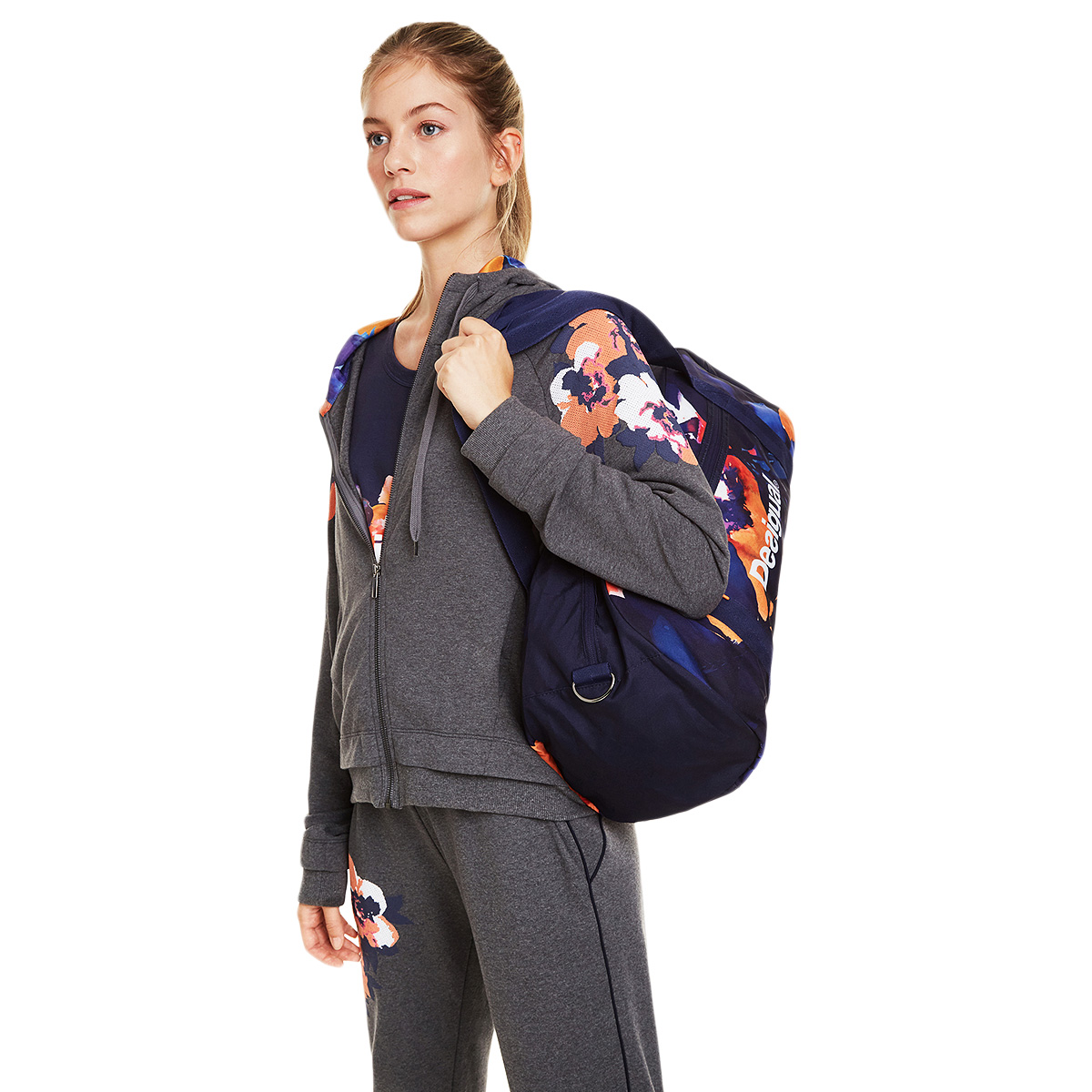 Desigual Damen Sporttasche Fitness Tasche Gym Bag Carry Tropic 18SQXW14//5013