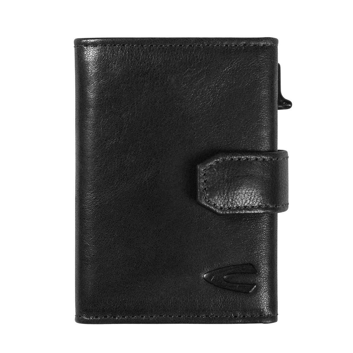 Camel Active RFID Leder Kartenetui mit Aluminium Hardcase 