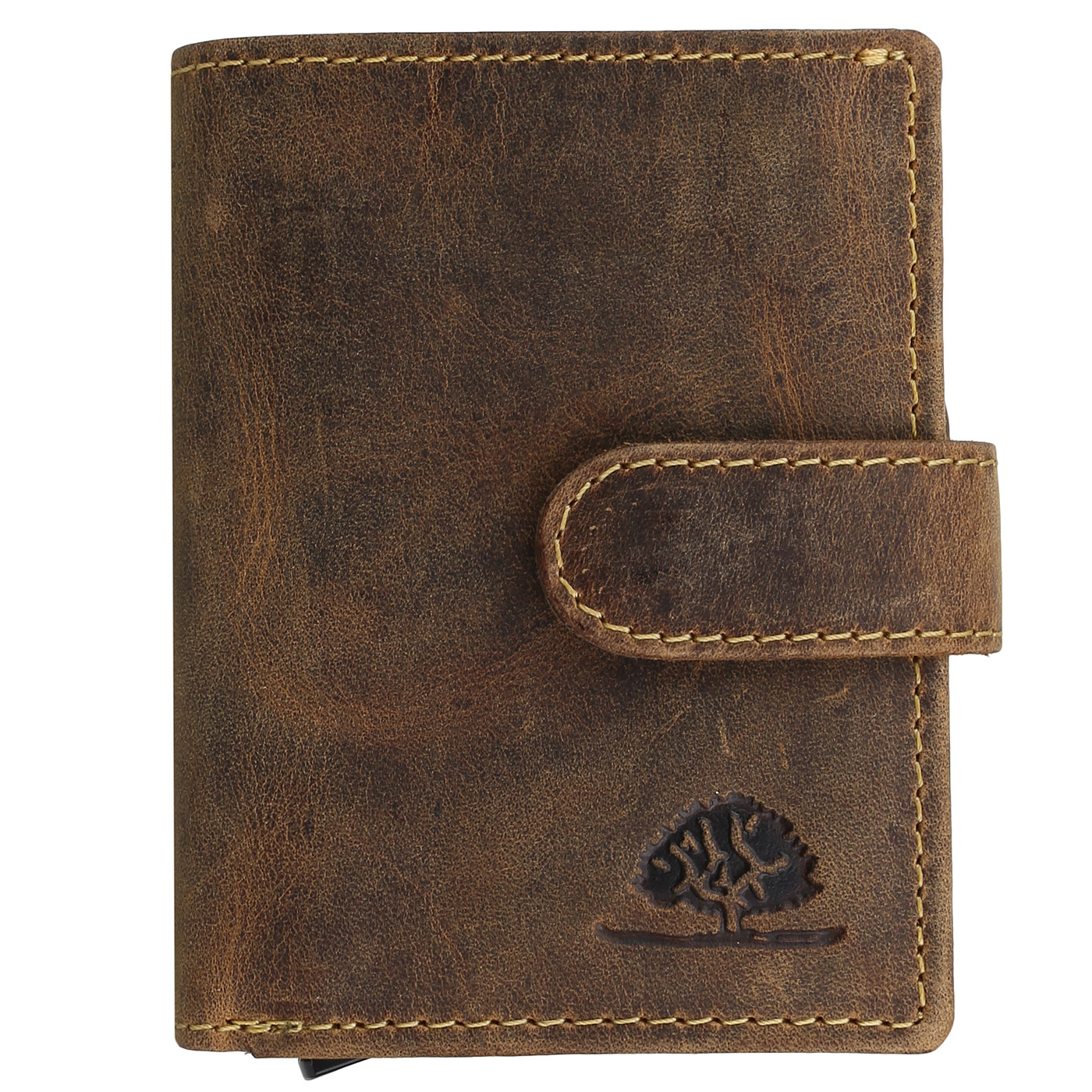 Greenburry Vintage RFID Leder Card-Slider Kartenetui 1686-RFID  