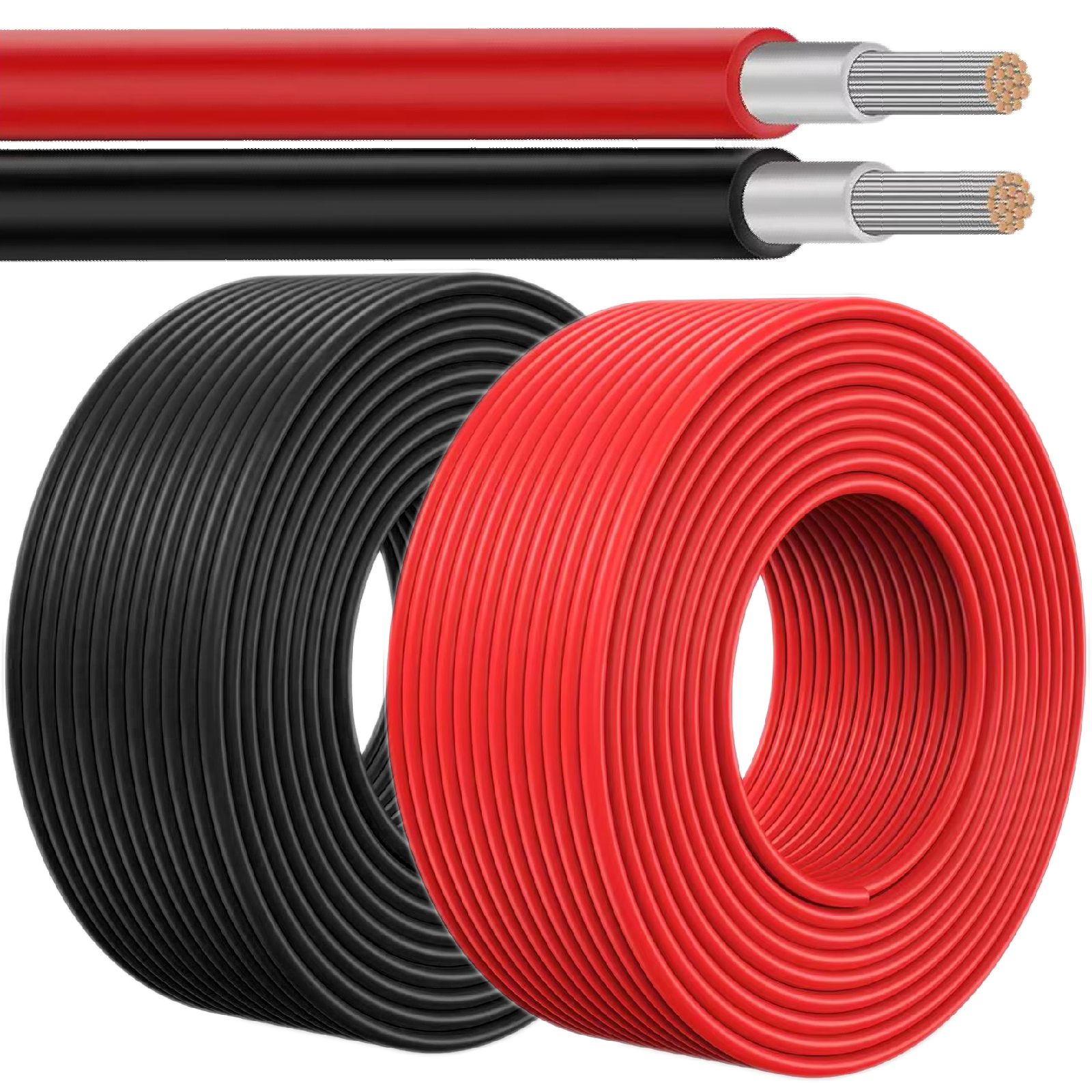 Solarkabel 4mm² Solar PV Solarleitung Kabel für Solarmodule 5 - 100m TÜV geprüft Solarkabel 4mm² Solar PV Solarleitung Kabel für Solarmodule 5 - 100m TÜV geprüft