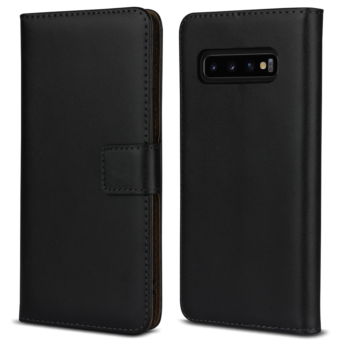 Wallet Case HÃ¼lle Samsung S9 Leder Back Cover Samsung S10