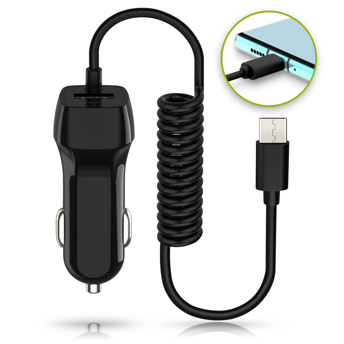 Auto Ladekabel für Samsung Galaxy A30s Ladegerät USB Daten Typ C Kfz Lade  Kabel | plentyShop LTS