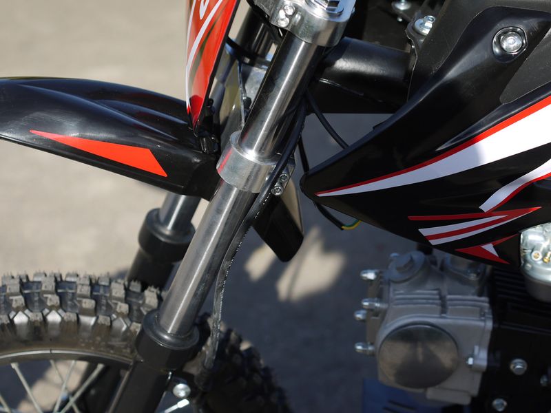 Solide Upsite Down Federgabel vorne - Highper 125ccm Dirtbike