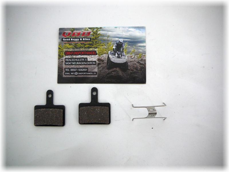 Vollmetall-Bremsbeläge Für E-Bike S5 Scheibenbremse - Goldene Beläge Mit Kupferplatte