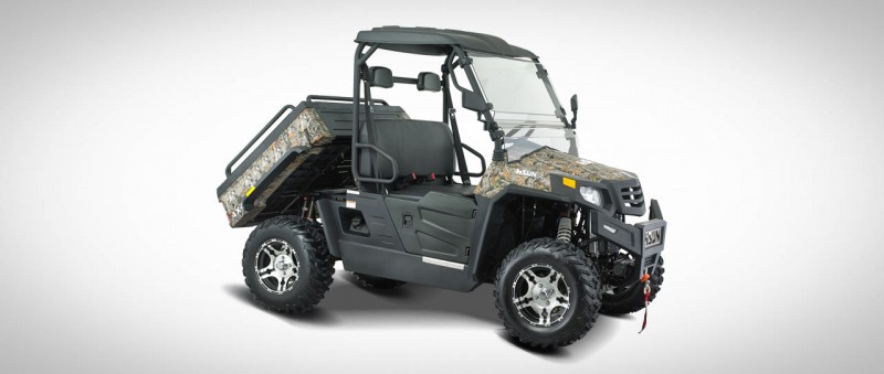 UTV HS-500-4 von Hisun - 4x4 Allrad UTV + Seilwinde + AHK CAMO VISTA ...