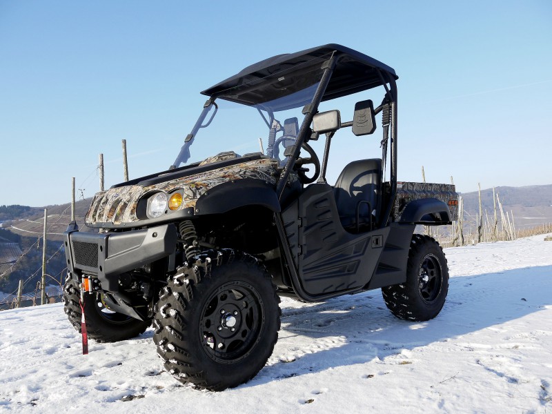UTV HS-500-4 von Hisun - 4x4 Allrad UTV + Seilwinde + AHK CAMO VISTA ...
