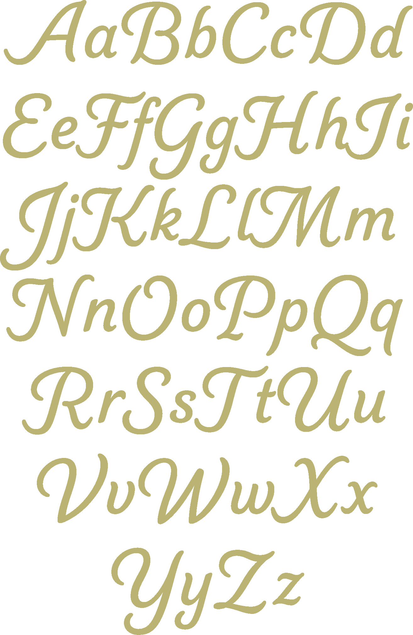 messing Schrift