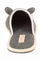 Adelheid Fabelhaft Pantoffel ✓ mit Hasenohren ✓ made in Portugal ✓ echter Wollfilz ein grauer Adelheid Filzpantoffel mit Hasenohren und heller Einfassung