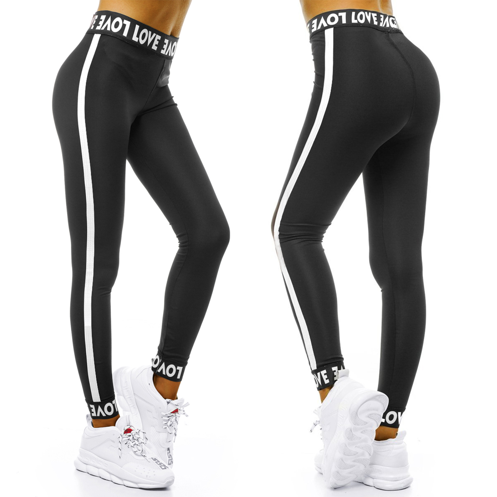Leggings Yoga Fitness Leggins Jogging Trainingshose Sporthose Hosen Damen OZONEE