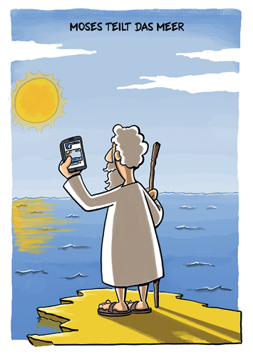 Postkarten Lustig Sprüche Mann/Frau Büro Cartoon