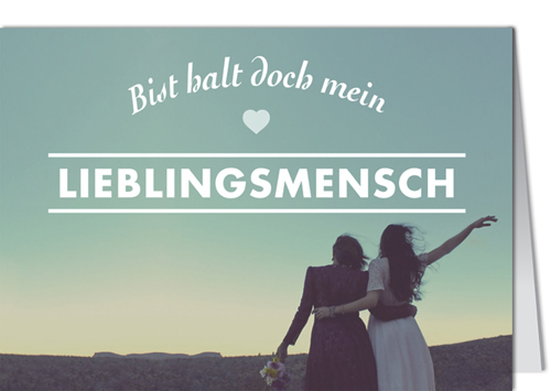 Grußkarte MINI +++ LUSTIG +++ LIEBLINGSMENSCH Ceres