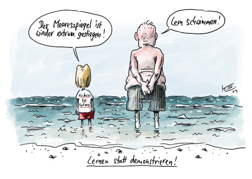 Postkarte A6 +++ CARTOON +++ LERN SCHWIMMEN! | Ceres Webshop