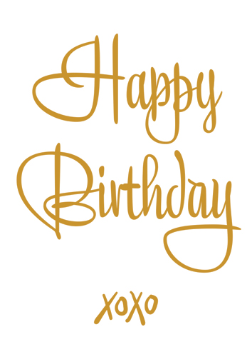 Postkarte A6 +++ LUSTIG +++ HAPPY BIRTHDAY XOXO | plentyShop LTS