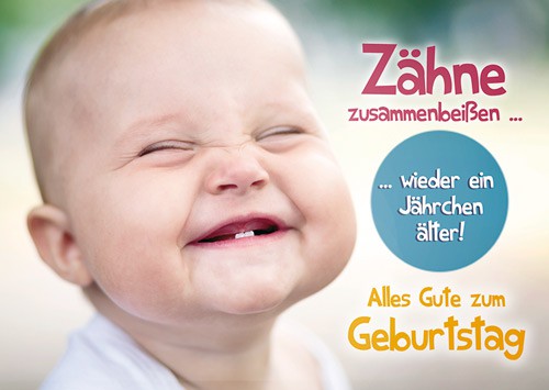 Postkarte A6 +++ LUSTIG +++ ZÄHNE LTS