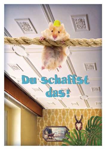 Postkarte A6 +++ LUSTIG +++ DU SCHAFFST DAS | Ceres Webshop