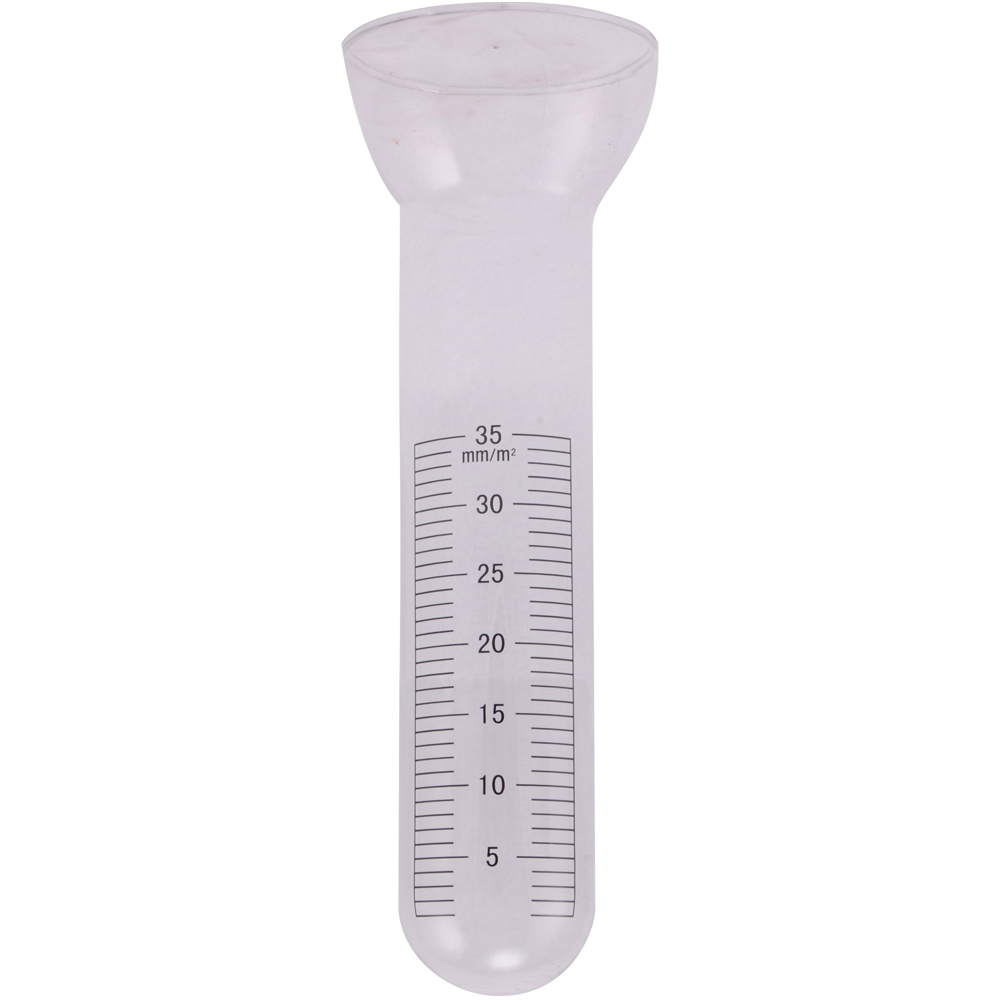 Odrip Regenmesser Transparent - 37,5cm Mit Erdspieß Für Garten