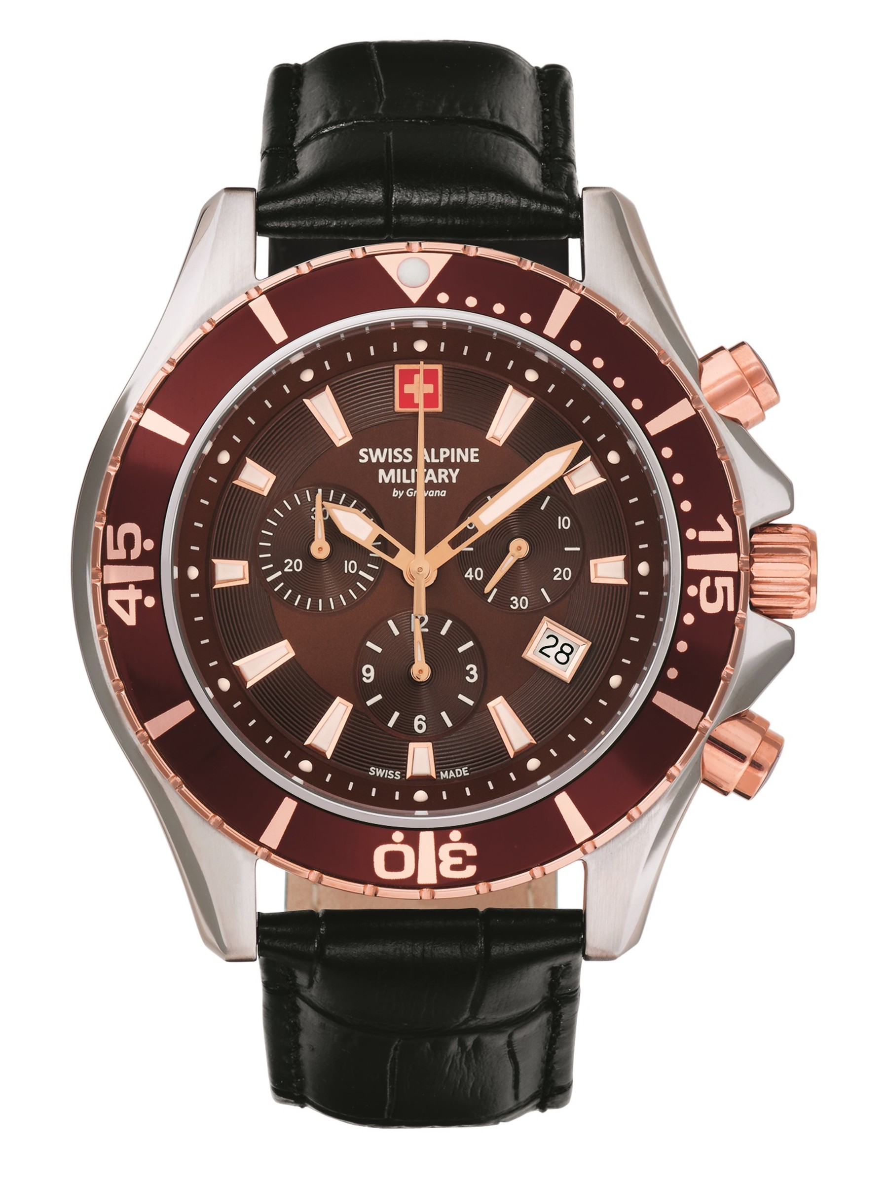 Orologio da polso svizzero alpino militare da uomo 7040.9556 | watchroom24