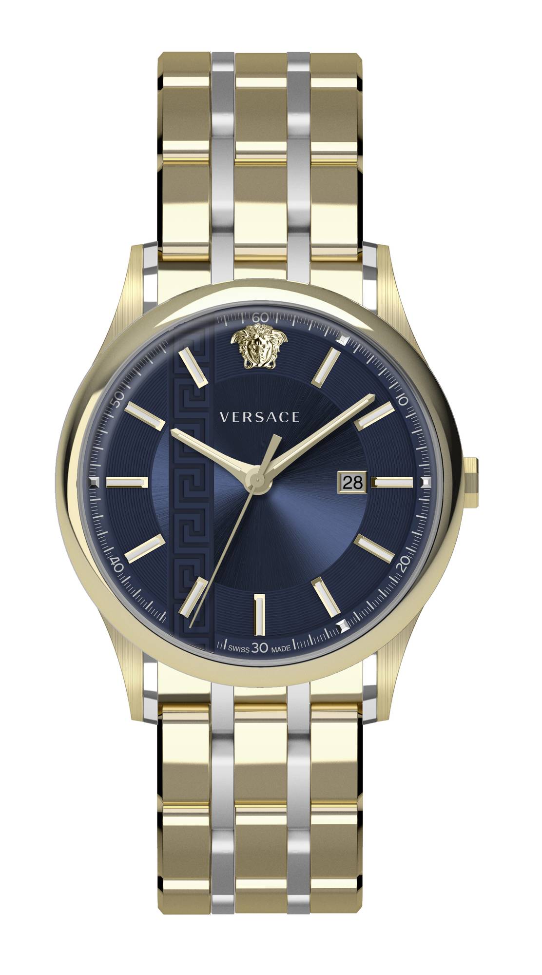 Versace gold toned aiakos automatic clearance watch