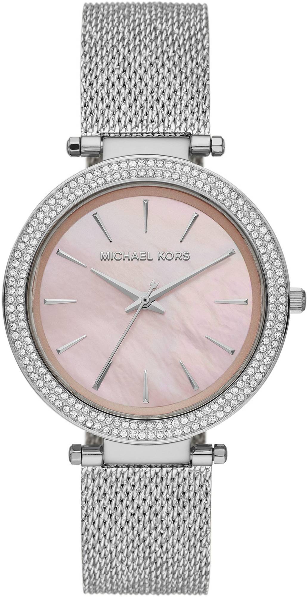 vitamine auditorium waarom niet MICHAEL KORS dameshorloge DARCI 39 mm strass steentjes armband roestvrij  staal MK4518 | horlogekamer24