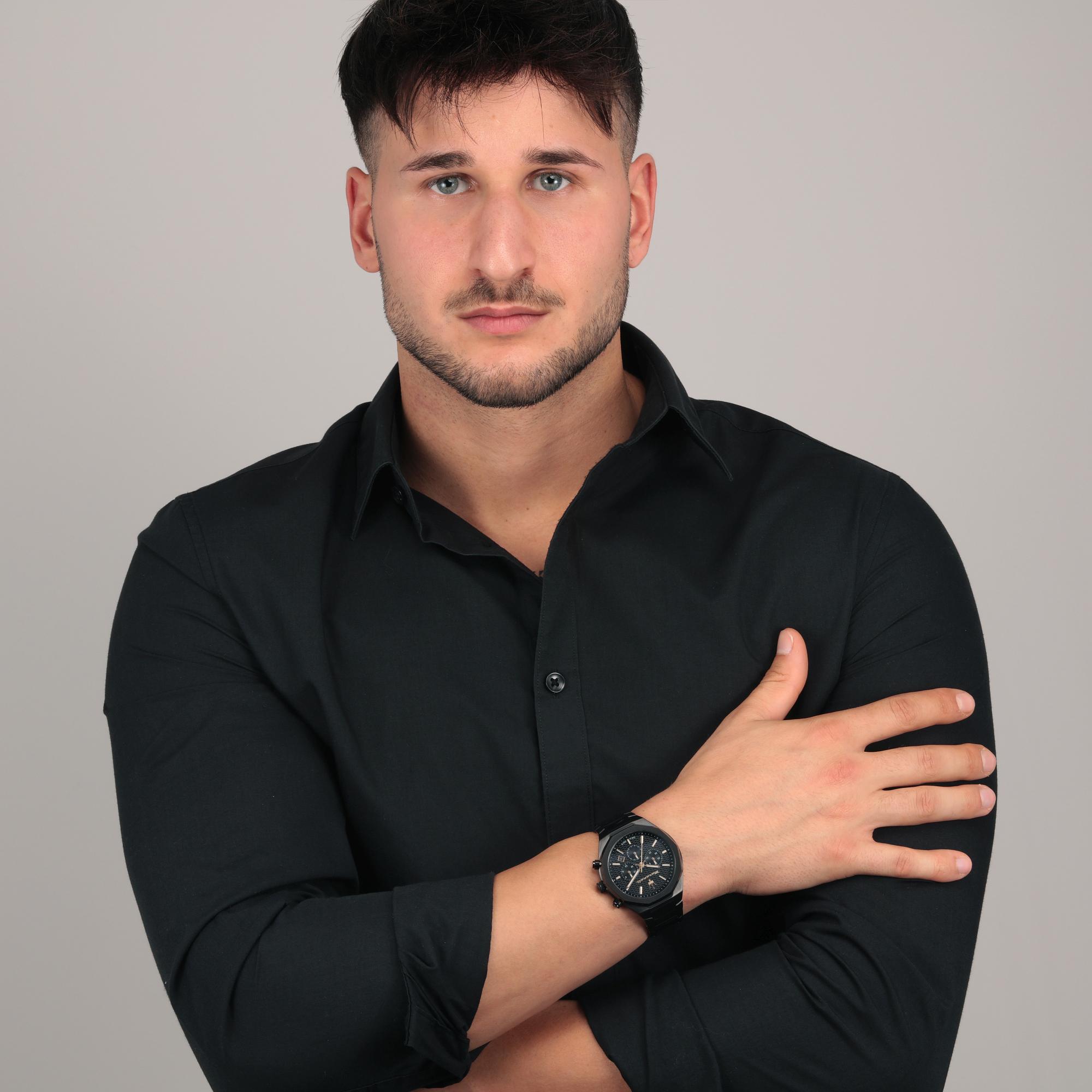 Maserati Herren Armbanduhr Stile NA Chronograph & Datumsfenster  