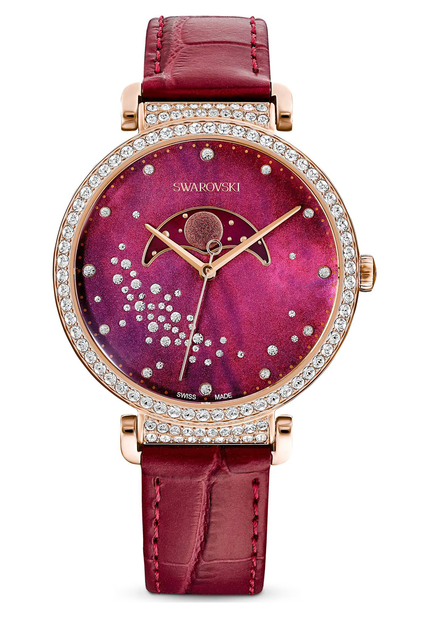 Swarovski Damen Armbanduhr Passage Moon Phase Uhr Schweizer  