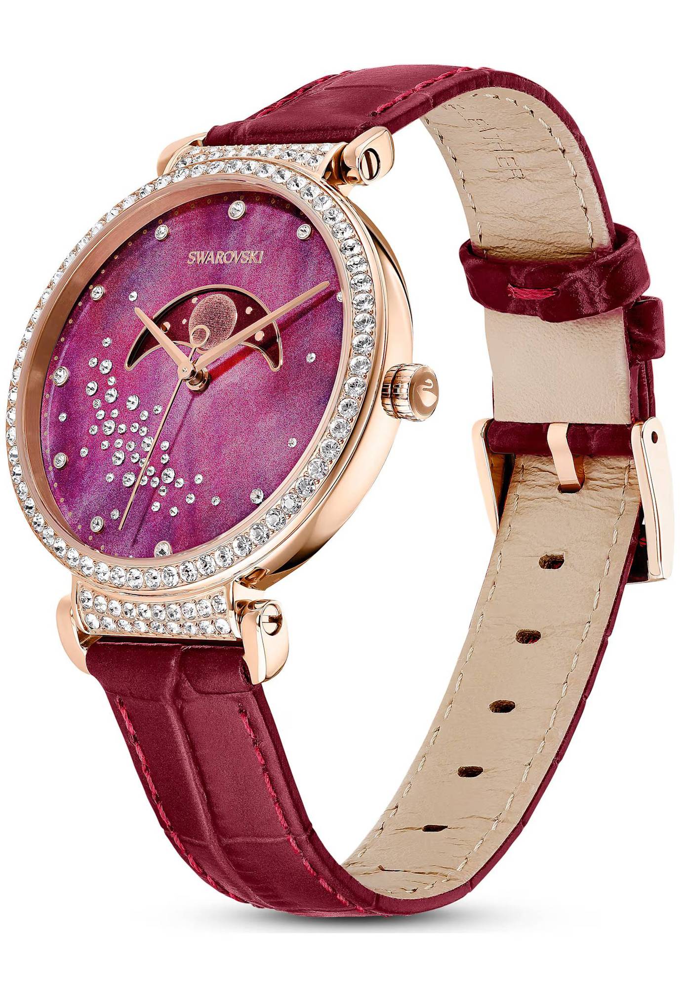 Swarovski Damen Armbanduhr Passage Moon Phase Uhr Schweizer  