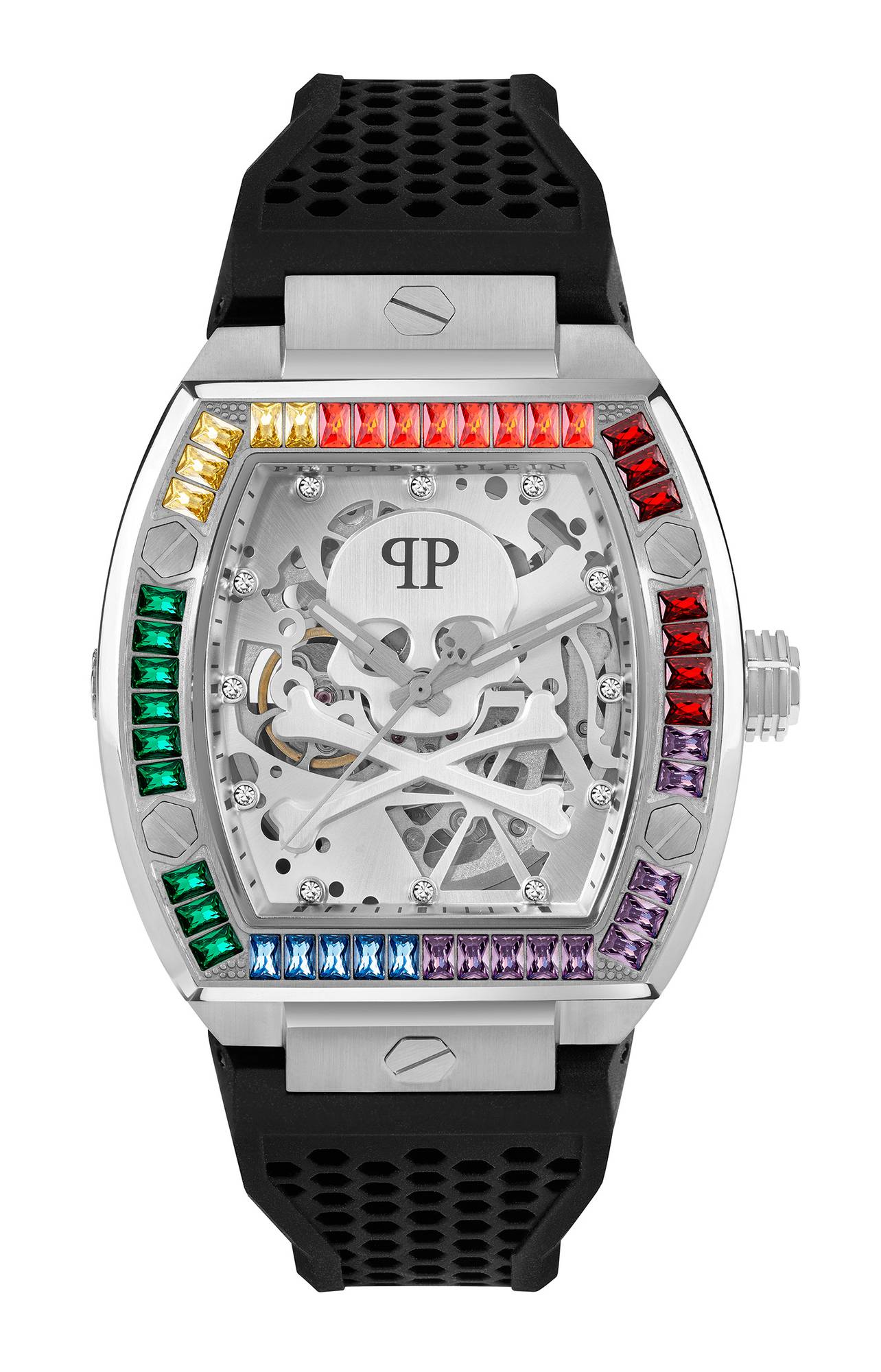 Philipp Plein Automatik Herrenuhr The keleton Rainbow Watchroom24