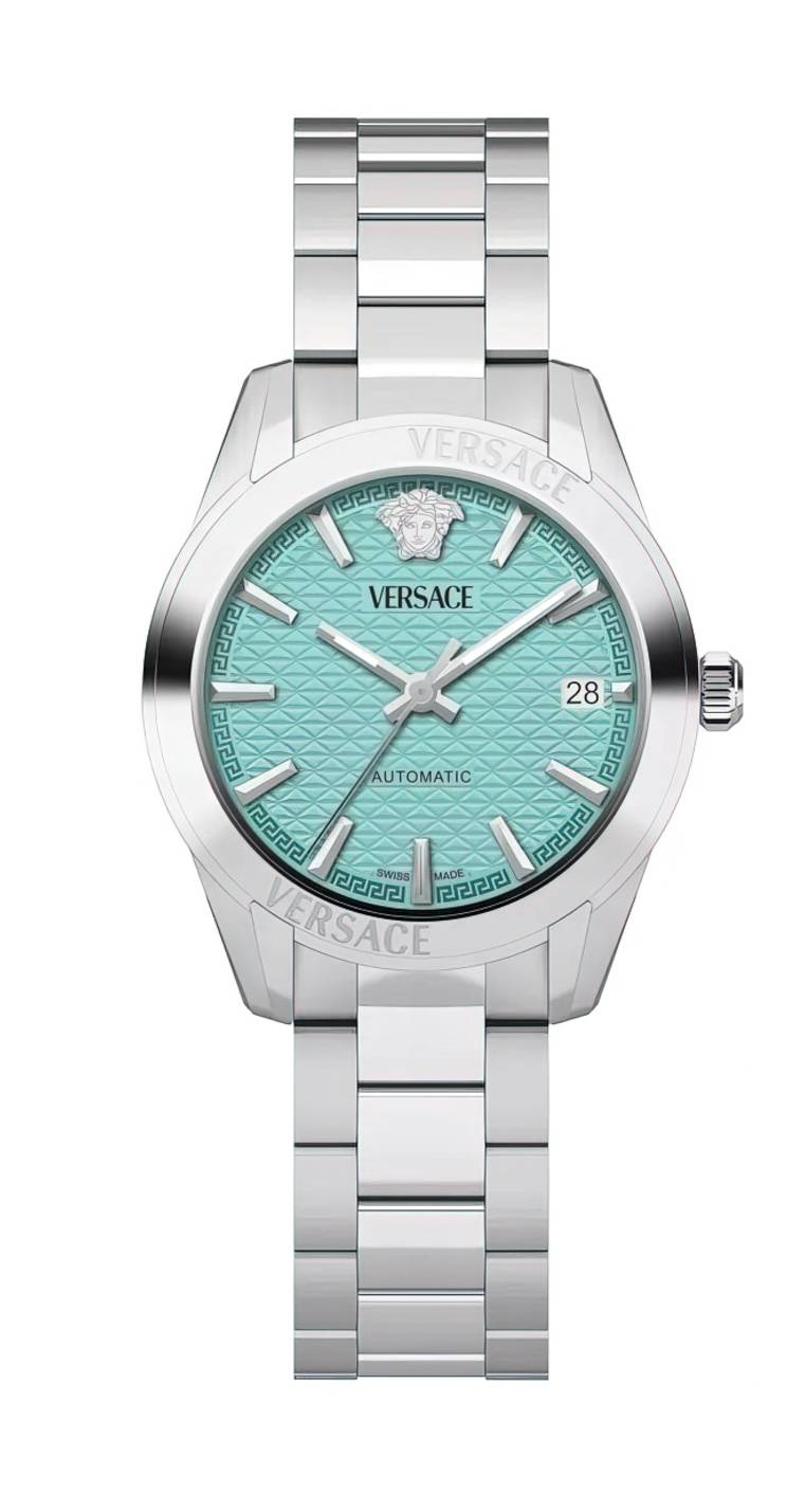 Versace Damen Automatikuhr Greca Classic Türkis VESCA0324
