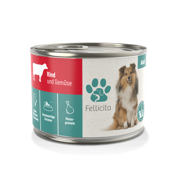 Hundenassfutter Probierpaket 100g/200g fr adulte Hunde | Fellicita