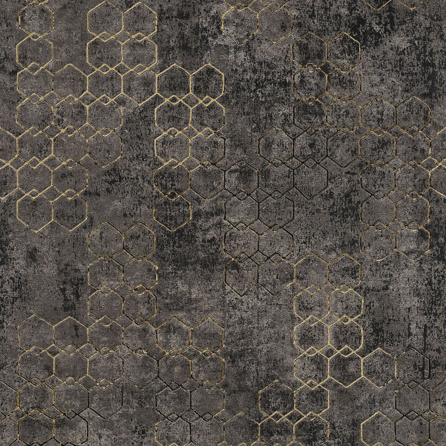 Profhome 374246-GU Grafik Tapete leicht strukturiert im Used Look dezent schimmernd 5,33 m2