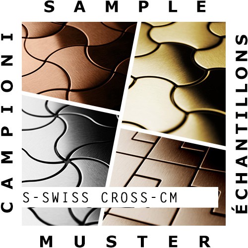 Mosaik MUSTER S-Swiss Cross-CM | Kollektion Swiss Cross Kupfer gewalzt