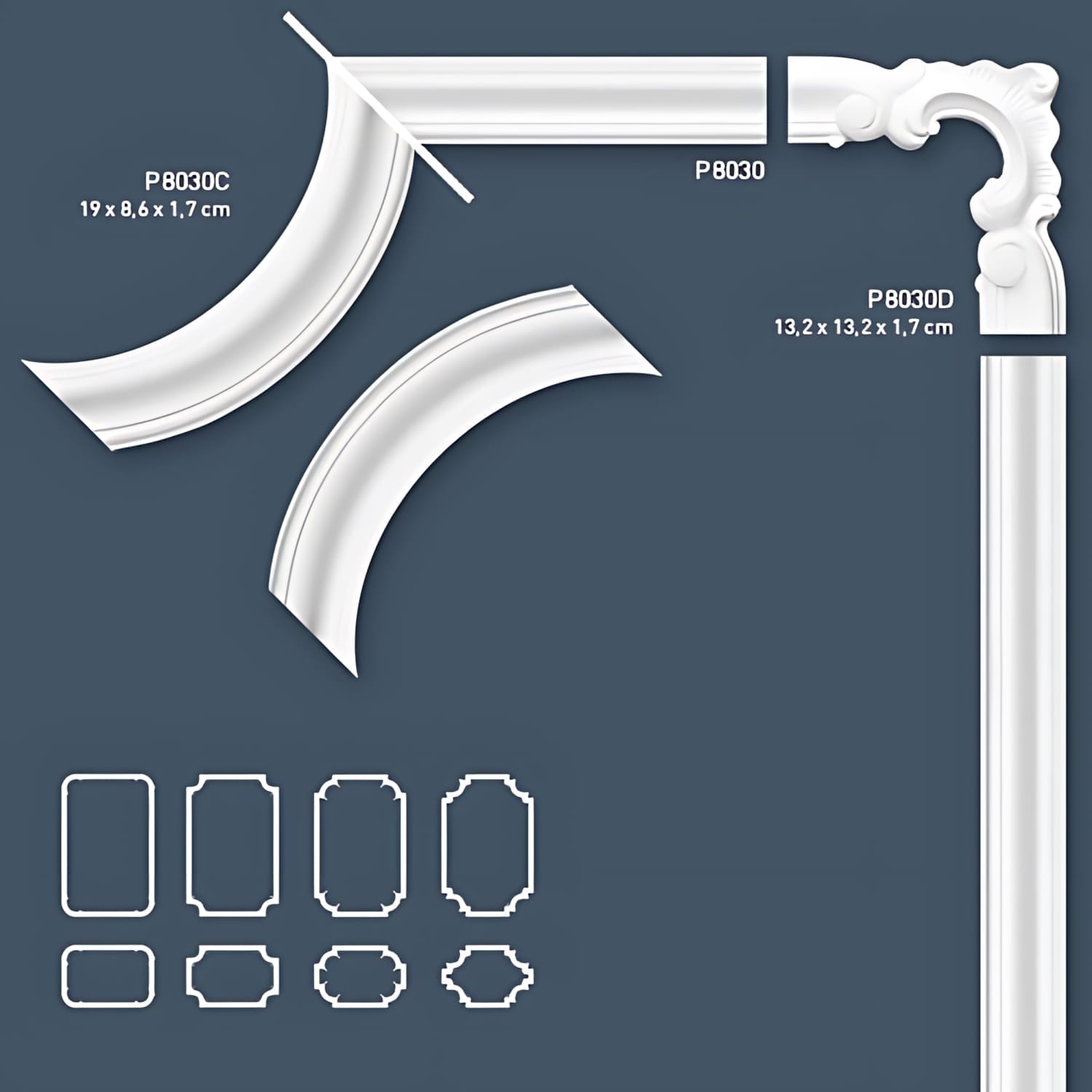 Stucco Orac Decor Corner Element For Moulding Cornice P8030d
