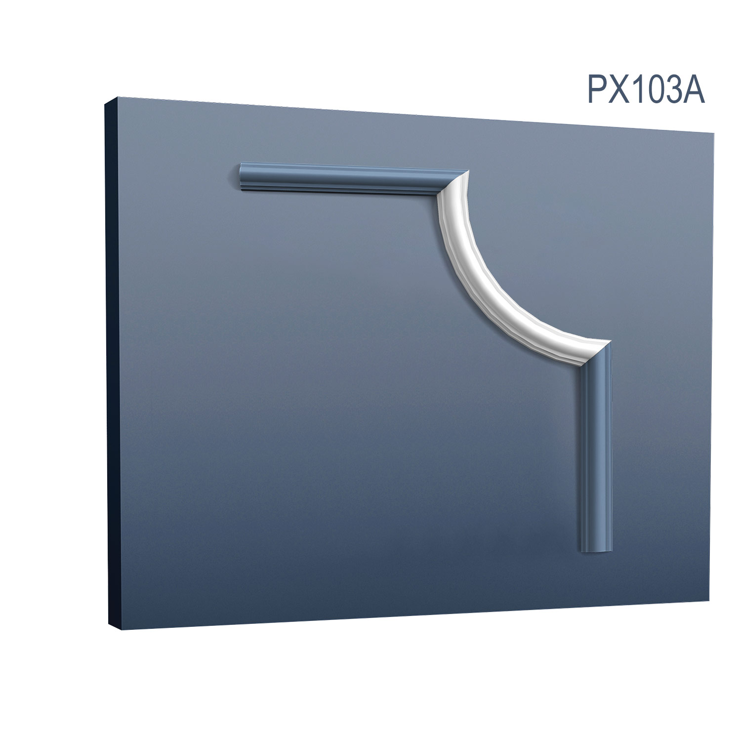 Profil für Wand Friesleiste Orac Decor PX103A AXXENT Eckelement Eckstück Dekorelement Rahmen Zierleiste PX103